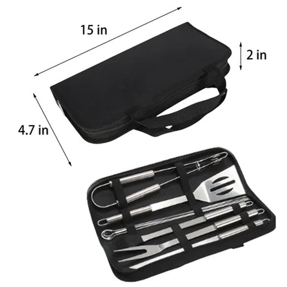 9-Piece BBQ Utensil Tool Set