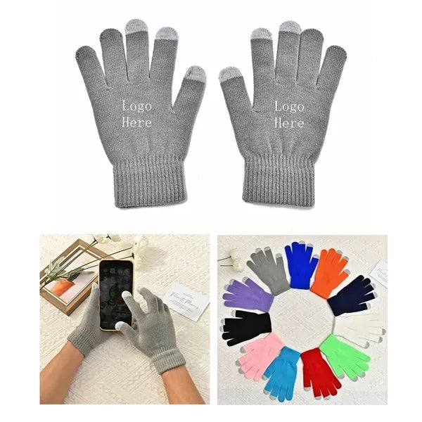 Winter Touchscreen Knit Gloves