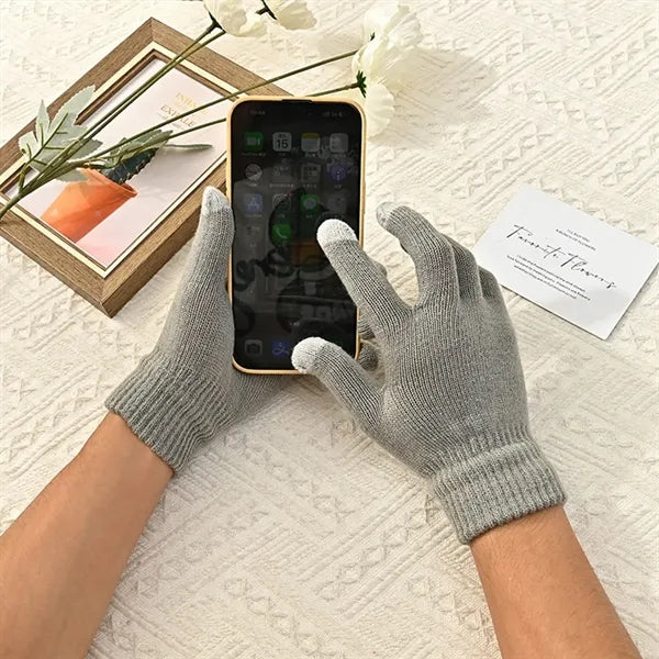 Winter Touchscreen Knit Gloves