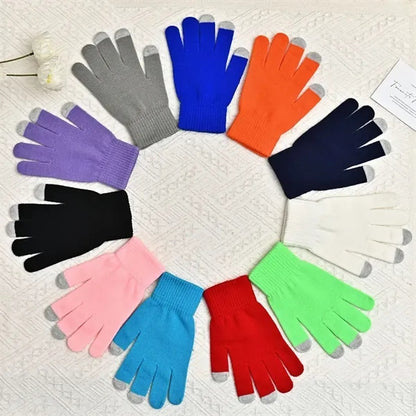 Winter Touchscreen Knit Gloves