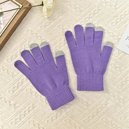 Winter Touchscreen Knit Gloves