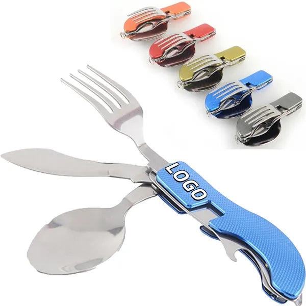 Camping Folding Detachable Knife And  Fork Spoon Set