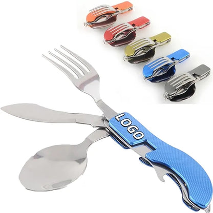 Camping Folding Detachable Knife And  Fork Spoon Set