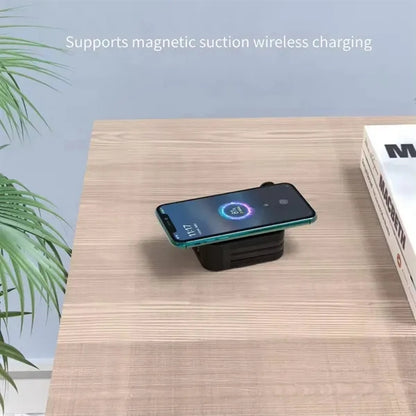 Magnetic wireless power bank 5-in-1 10000mah comes wire pin