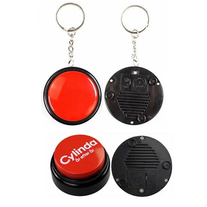 Button Sound Key Ring Voice Recorder Talking Keychain