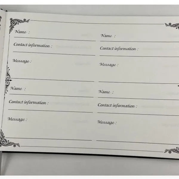 Funeral Guest Book