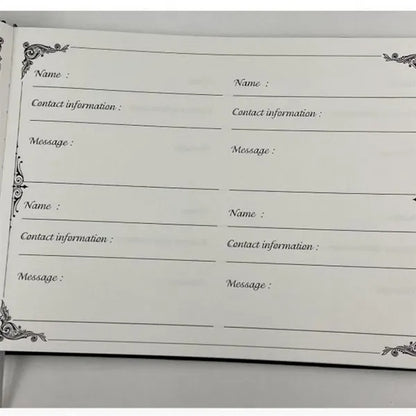 Funeral Guest Book