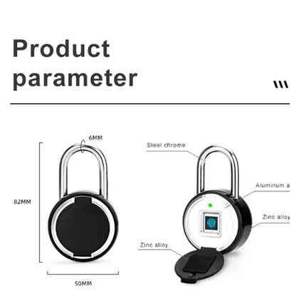 Intelligent fingerprint padlock