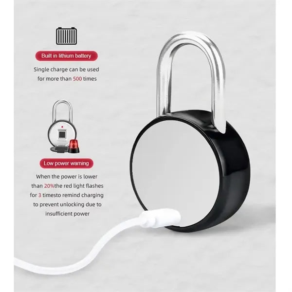 Intelligent fingerprint padlock