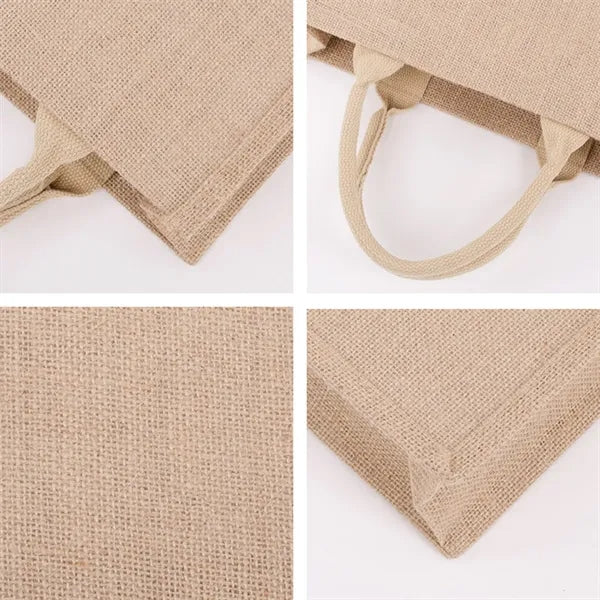 Practical Portable Multipurpose Customizable Jute Tote Bag