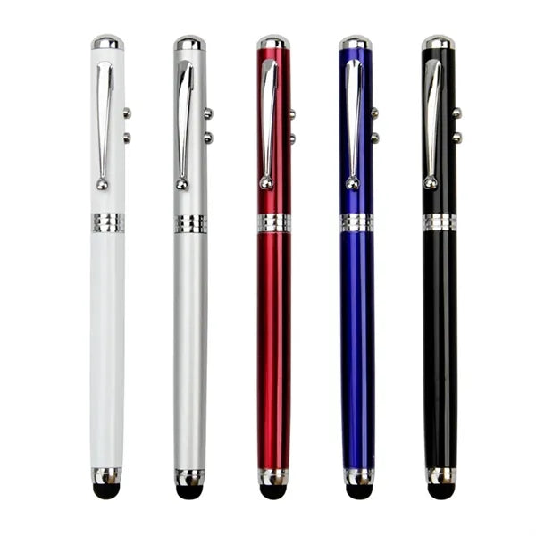4-in-1 Stylus Metal Pen with LED Light