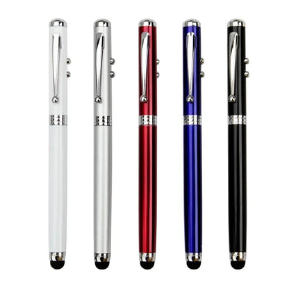 4-in-1 Stylus Metal Pen with LED Light