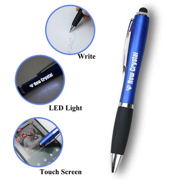 Light-Up Logo Stylus Pen 3 in 1