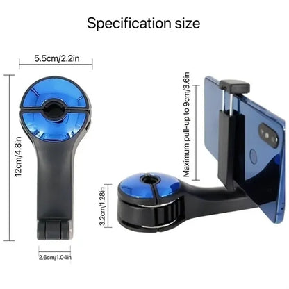 2 in 1 Car Seat Hooks with Phone Holder