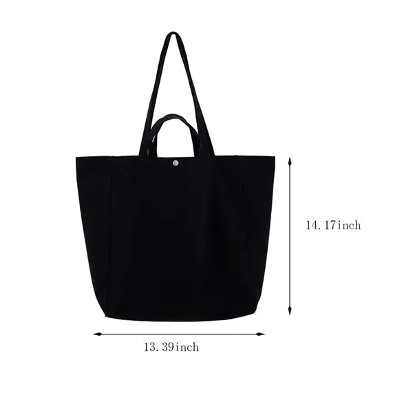 Large capacity portable colorful customizable canvas bag