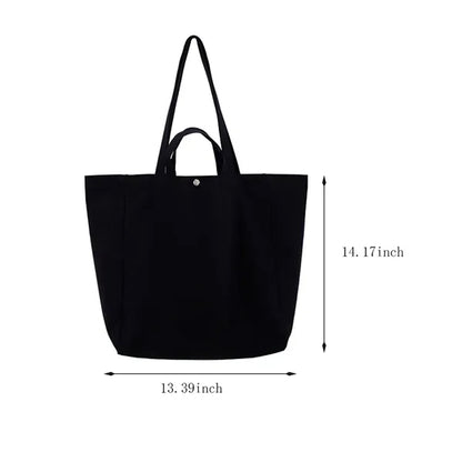Large capacity portable colorful customizable canvas bag