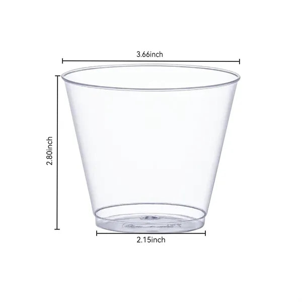 Eco-Friendly Disposable Clear Plastic Cup for Cold Beverages