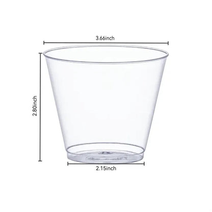 Eco-Friendly Disposable Clear Plastic Cup for Cold Beverages
