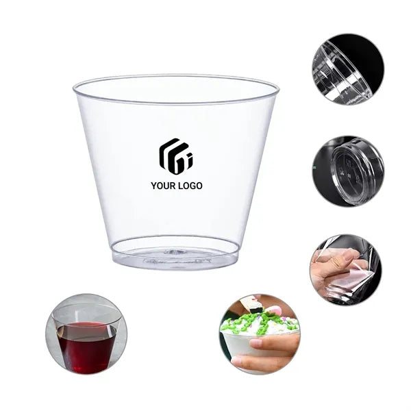 Eco-Friendly Disposable Clear Plastic Cup for Cold Beverages