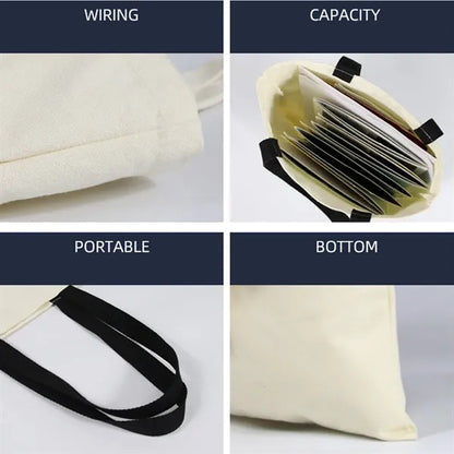 Customizable multifunctional portable practical canvas bag