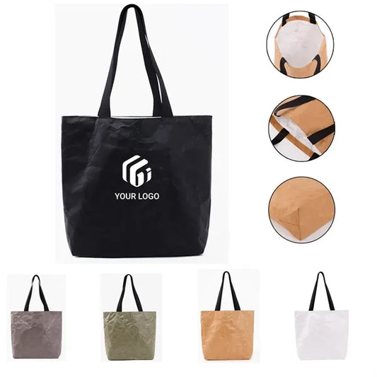 Large capacity tough waterproof DuPont paper tote bag