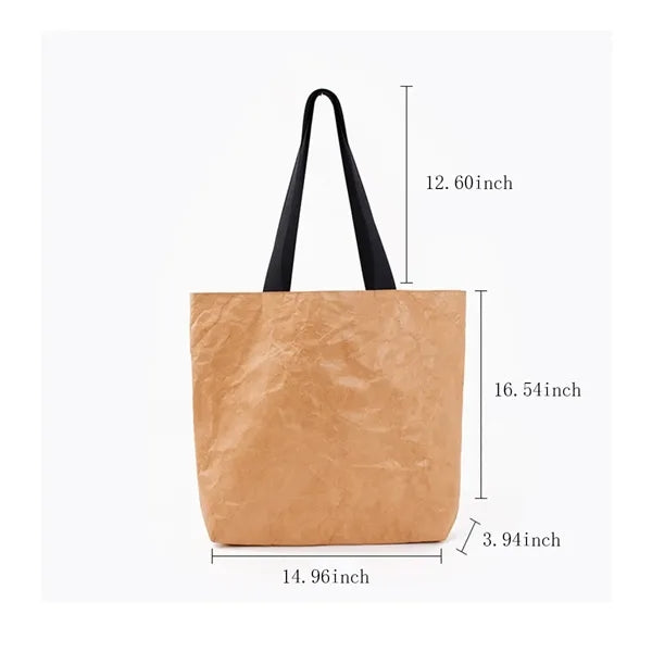 Large capacity tough waterproof DuPont paper tote bag