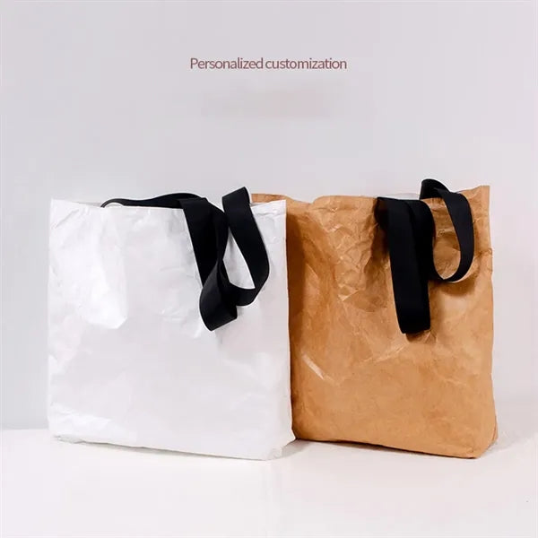 Large capacity tough waterproof DuPont paper tote bag