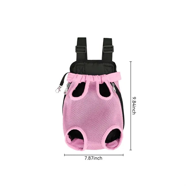 Adjustable Shoulder Strap Pet Legs Out Frontpack Backpack
