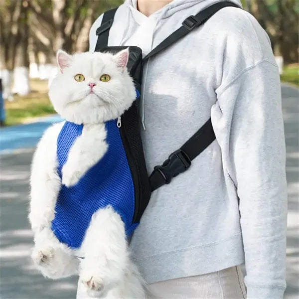 Adjustable Shoulder Strap Pet Legs Out Frontpack Backpack