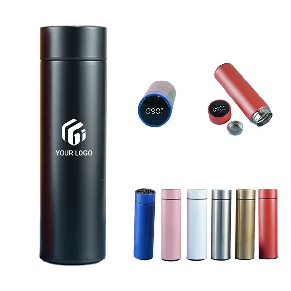 Intelligent temperature display stainless steel thermos cup
