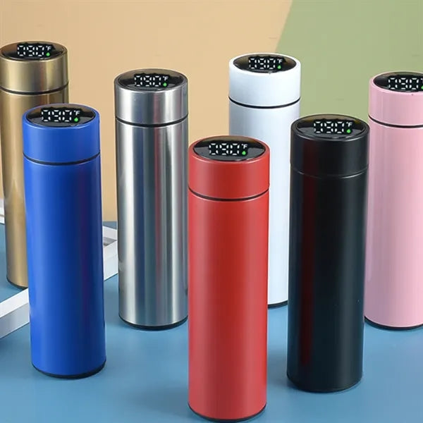 Intelligent temperature display stainless steel thermos cup