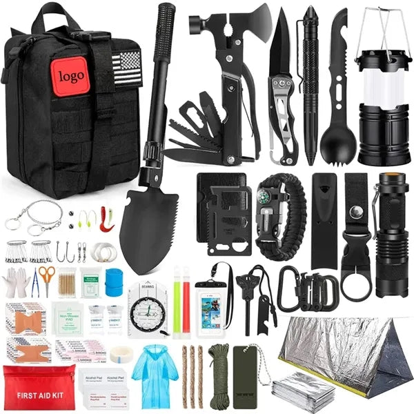 250Pcs Professional Survival Kit And First Aid