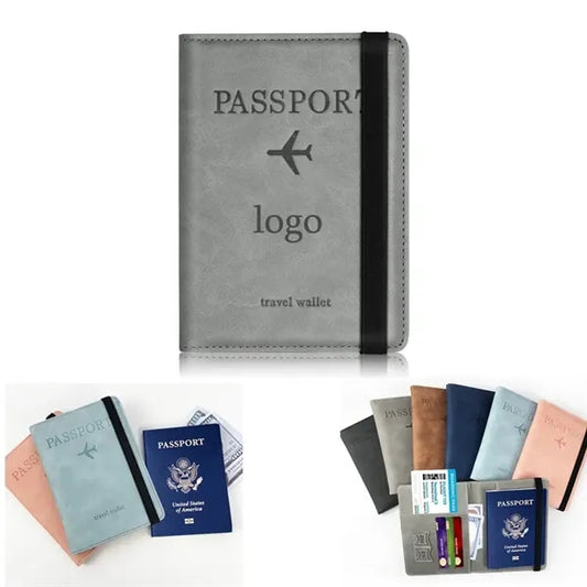 Passport Holder with RFID Blocker