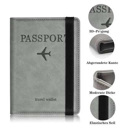 Passport Holder with RFID Blocker