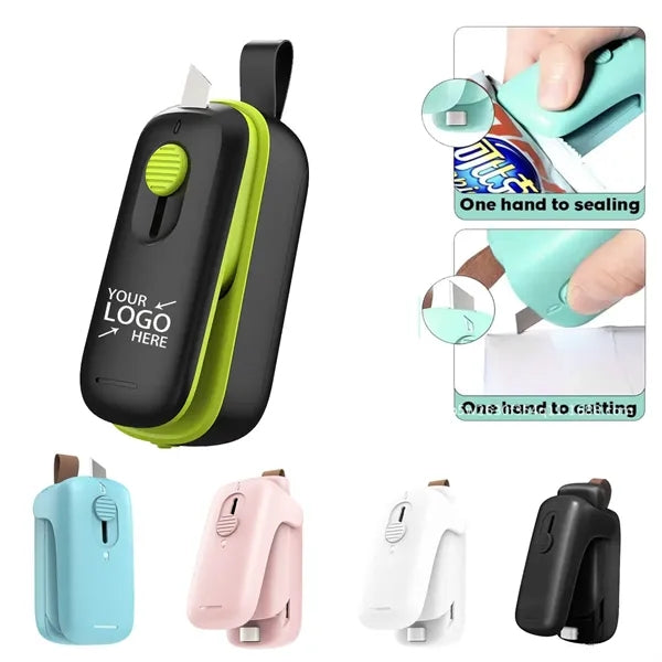 2 in 1 Heat Sealer and Cutter with Lanyard