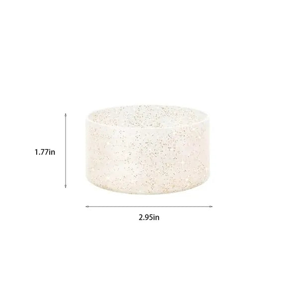 Tumbler accessories protective glitter silicone cup boot