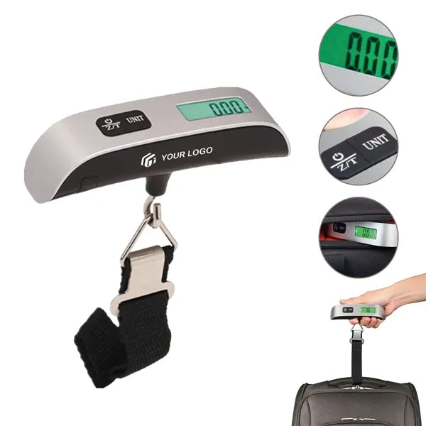 Portable travel hanging suitcase digital luggage scale