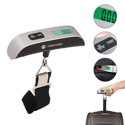 Portable travel hanging suitcase digital luggage scale