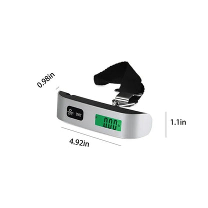 Portable travel hanging suitcase digital luggage scale