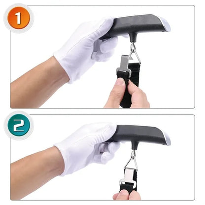 Portable travel hanging suitcase digital luggage scale