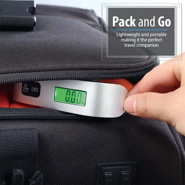 Portable travel hanging suitcase digital luggage scale
