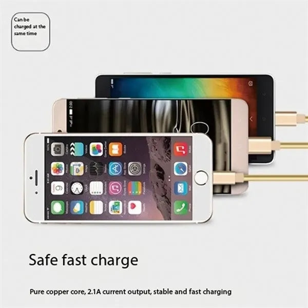 Multi Retractable Fast Charger Cord USB Multiple Charging