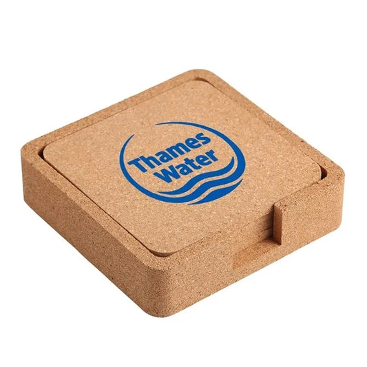 Square Cork Coaster Set