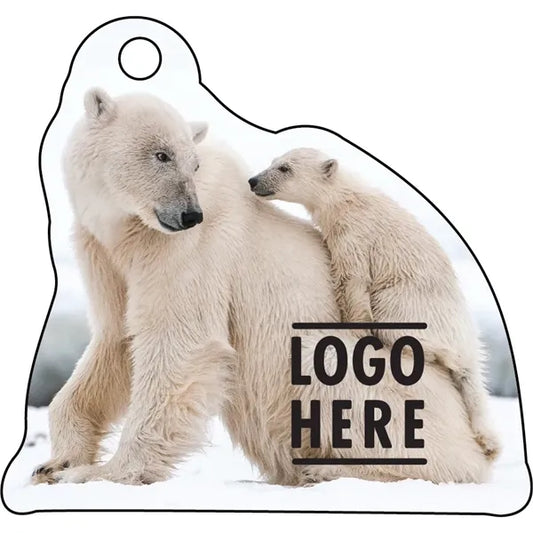 Full Color Acrylic Ornaments - Polar Bear w/ Cub