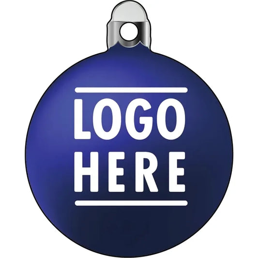Full Color Acrylic Ornaments - Bulb 1 - Blue