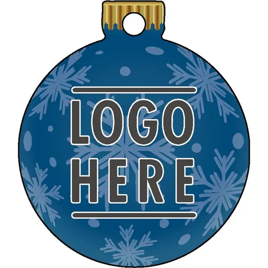 Full Color Acrylic Ornaments - Bulb 2 -Blue
