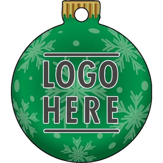 Full Color Acrylic Ornaments - Bulb 2 - Green