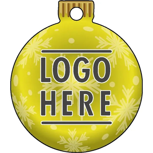Full Color Acrylic Ornaments - Bulb 2 - Yellow