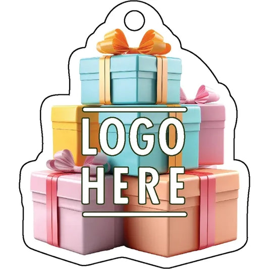 Full Color Acrylic Ornaments - Stack of Boxes
