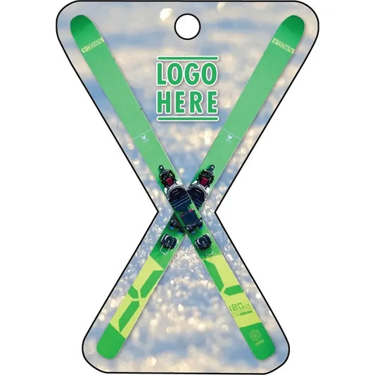 Full Color Acrylic Ornaments - Skis